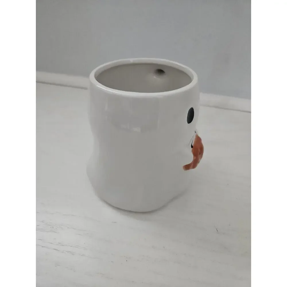 Cracker Barrel Halloween Ghost With Pumpkin‎  Ceramic Mug 2023 New